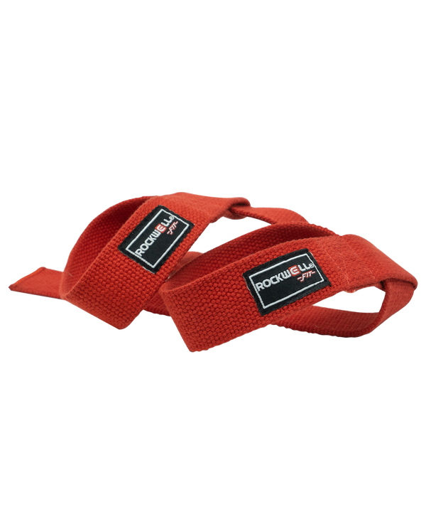 Rockwell Fit™ Lifting Straps (Red)